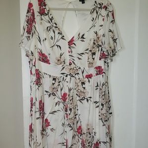 Hi-lo walk in romper